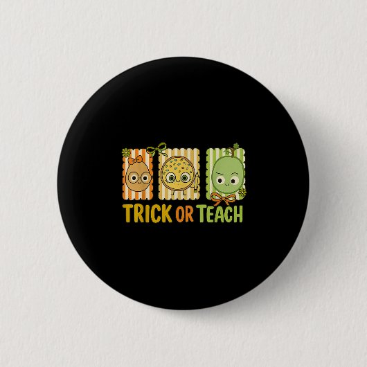 Trick oder Teach, das T-Shirt des schlechten Seeho Button (Vorderseite)