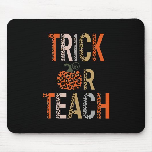 Trick oder Teach Halloween School Klassenzimmer He Mousepad (Vorne)