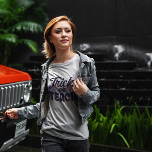 Trick oder Teach Halloween T-Shirt