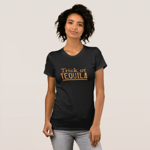 Trick oder Tequila Halloween-T - Shirt