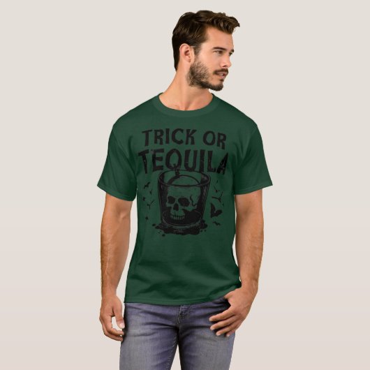 Trick oder Tequila T-Shirt (Vorne ganz)