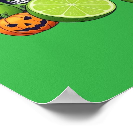 Trick oder Tequila-T-Shirt Poster (Ecke)