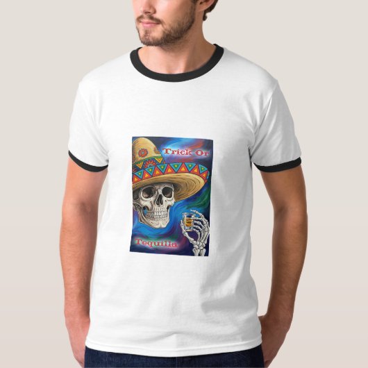 Trick oder Tequilla T-Shirt (Vorderseite)