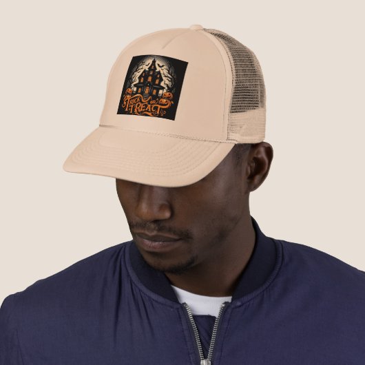 Trick oder treat2-Halloween Truckerkappe (Beispiel)