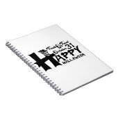 Trick oder Treat! 31. Oktober - Happy Halloween Notizblock (Rechte Seite)