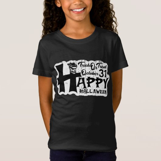 Trick oder Treat! 31. Oktober - Happy Halloween T-Shirt (Vorderseite)
