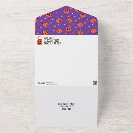 Trick oder Treat All In One Einladung (Außenbereich)