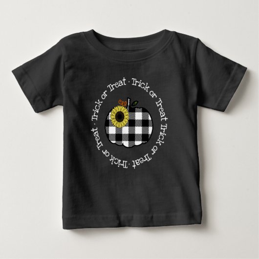 TRICK oder TREAT Baby Fine Jersey T - Shirt (Vorderseite)
