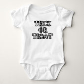 Trick oder Treat Baby Strampler (Vorderseite)