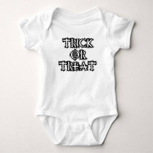 Trick oder Treat Baby Strampler (Vorderseite)
