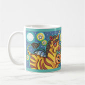 TRICK ODER TREAT BAT WING ZEBRA, NIEDLICH HALLOWEN KAFFEETASSE (Links)