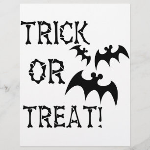 Trick oder Treat Bats! Flyer