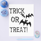 Trick oder Treat Bats! Flyer (Einzeln)