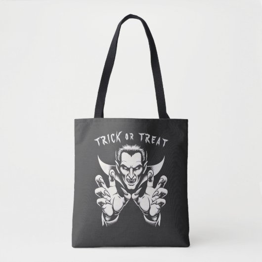 Trick oder Treat, beiß an mir Personalisierter Dra Tasche (Vorderseite)