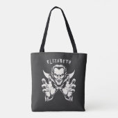 Trick oder Treat, beiß an mir Personalisierter Dra Tasche (Rückseite)