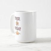 Trick oder Treat Berühmtes Halloween-Party Night S Kaffeetasse (Vorderseite Links)