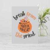 Trick oder Treat BFTG Einladung (Stehend Vorderseite)
