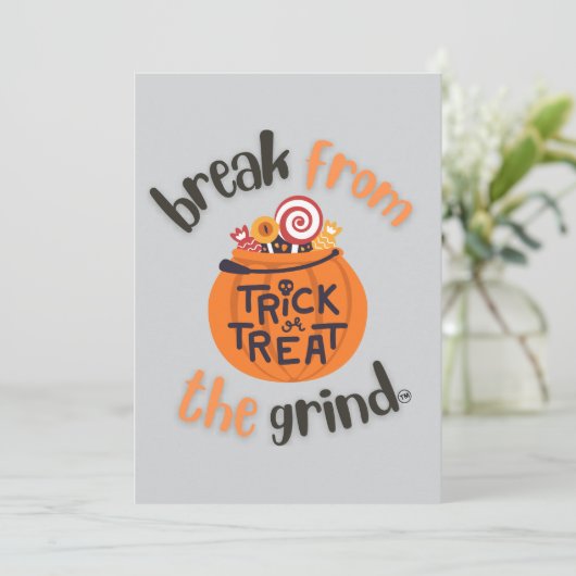 Trick oder Treat BFTG Einladung (Stehend Vorderseite)