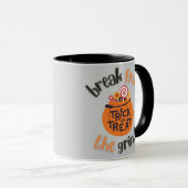 Trick oder Treat BFTG-Kaffee-Tasse Tasse (VorderseiteRechts)
