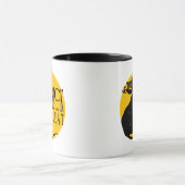 Trick oder Treat Black Cat Halloween Tasse (Zentrum)