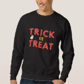 Trick oder Treat Black Men's Sweatshirt (Vorderseite)
