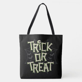 Trick oder Treat Bones Tasche