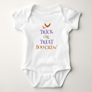 Trick oder Treat Boo Crew Kinderausstattung Baby Strampler