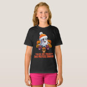 Trick oder Treat Boo Funny Quote Halloween-Party T-Shirt (Vorne ganz)