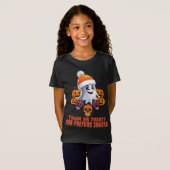 Trick oder Treat Boo Funny Quote Halloween-Party T-Shirt (Vorne ganz)