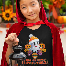 Trick oder Treat Boo Funny Quote Halloween-Party