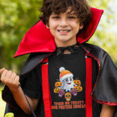 Trick oder Treat Boo Funny Quote Halloween-Party Tri-Blend Shirt