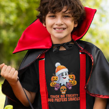 Trick oder Treat Boo Funny Quote Halloween-Party