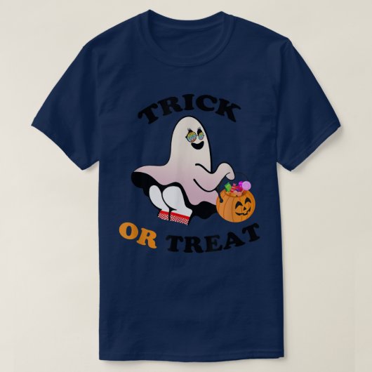 Trick oder Treat Boo Happy Halloween Candy Corn Sp T-Shirt (Design vorne)