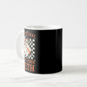 Trick oder Treat Brush your Teeth Dentist Hallowee Kaffeetasse (Vorderseite Links)