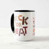 Trick oder Treat | Brush your Teeth! Tasse (Vorderseite Links)