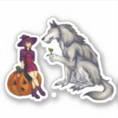 Trick oder Treat Buddies Aufkleber (Vorderseite)