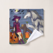 Trick oder Treat Buddies Badhandtuch Set (Waschlappen)