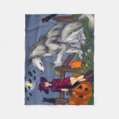 Trick oder Treat Buddies Fleecedecke (Vorderseite)