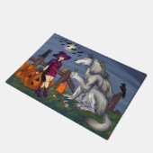 Trick oder Treat Buddies Fußmatte (Schrägansicht)