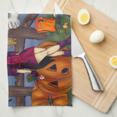 Trick oder Treat Buddies Geschirrtuch (Viertel Falte)