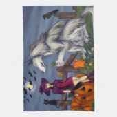 Trick oder Treat Buddies Geschirrtuch (Vertikal)