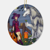 Trick oder Treat Buddies Keramik Ornament (Links)