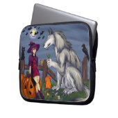 Trick oder Treat Buddies Laptopschutzhülle (Vorderseite Links)