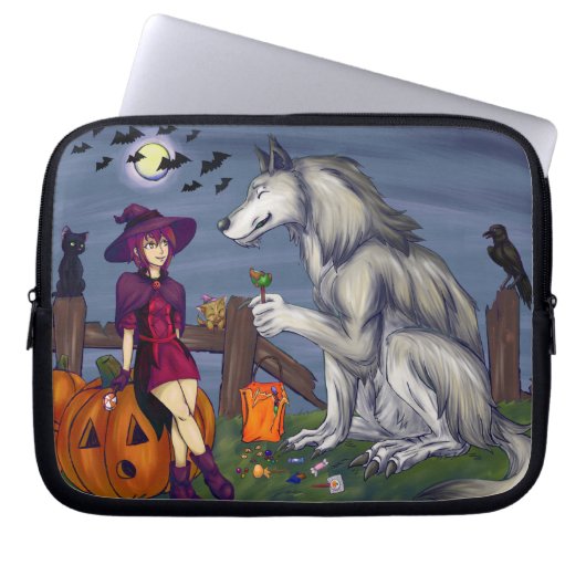 Trick oder Treat Buddies Laptopschutzhülle (Vorderseite)