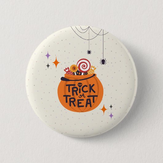 Trick oder Treat Button (Vorderseite)