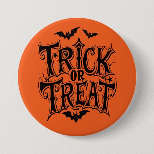 Trick oder Treat Button (Vorderseite)