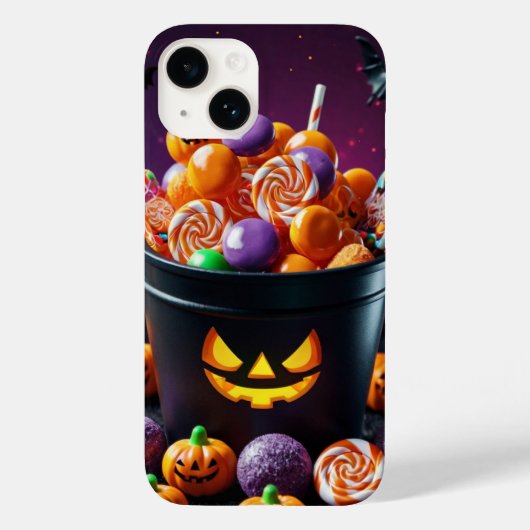 Trick oder Treat Candy Bucket Case-Mate iPhone Hülle (Rückseite)