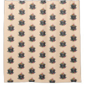 Trick oder Treat Candy Cauldron Duschvorhang (Vorderseite)