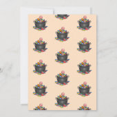 Trick oder Treat Candy Cauldron Einladung (Rückseite)