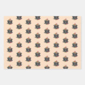 Trick oder Treat Candy Cauldron Geschenkpapier Set (Vorderseite)